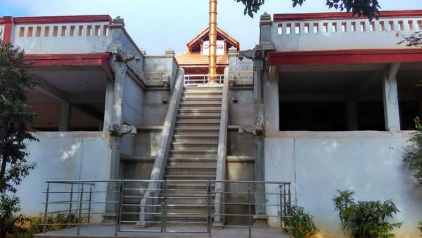 కేరళ సర్కార్ కఠిన ఆంక్షలతో..హుబ్లీ అయ్యప్ప స్వామి ఆలయంకు భక్తుల తాకిడి