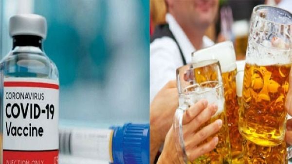 కరోనా వ్యాక్సిన్ తీసుకునే మందుబాబులకు షాకింగ్ న్యూస్ .. 45 రోజులు నో లిక్కర్ అంటున్న నిపుణులు