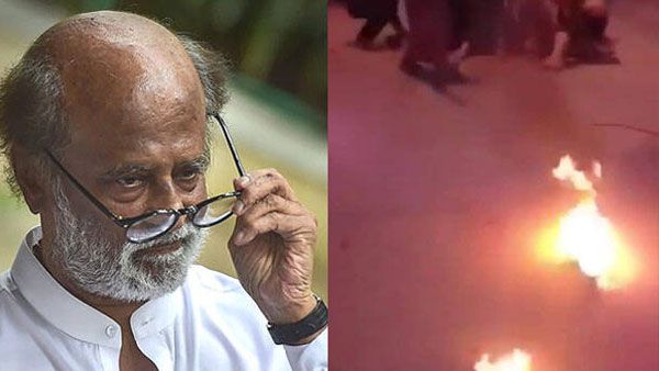 తట్టుకోలేకపోతున్నారు.. రజనీ ఇంటి ముందు అభిమాని ఆత్మహత్యాయత్నం... తలైవా రాజకీయాల్లోకి రావాలని..