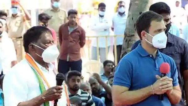 మా నాన్నను చంపినోళ్లను క్షమించా -గొంతు నొక్కితే యువత సైలెంటైపోదు -సంక్షోభ పుదుచ్చేరిలో రాహుల్ గాంధీ