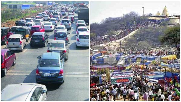 పెద్దగట్టు జాతర షురూ -4రోజులు విజయవాడ-హైదరాబాద్ హైవే మళ్లింపు -5రాష్ట్రాల భక్తులు -ఇవీ విశేషాలు