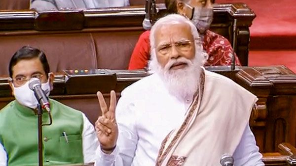 దేశంలో 'ఆందోళన్ జీవి' అనే కొత్త జాతి... వాళ్లతో జాగ్రత్త.. : రాజ్యసభలో ప్రధాని మోదీ