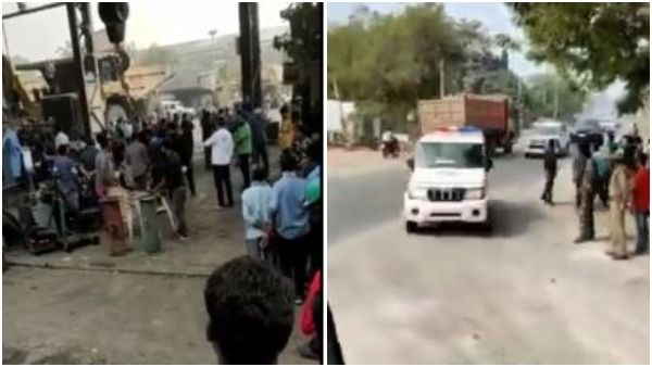 'సలార్' మూవీ యూనిట్ వాహనాన్ని ఢీకొన్న లారీ... నలుగురికి గాయాలు...