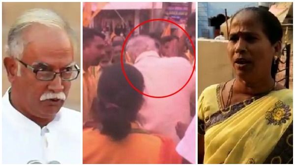 viral video:అశోక్ సారు కొట్టలేదు -మంటల నుంచి కాపాడారు -టీడీపీ మహిళా కార్యకర్త వివరణ