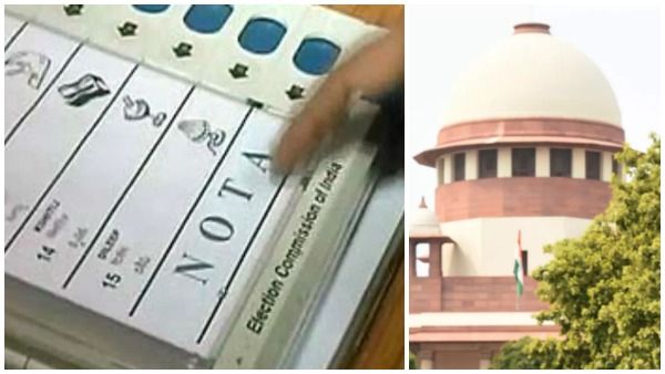 NOTAకు ఎక్కువ ఓట్లొస్తే ఎన్నిక రద్దు -కేంద్రం, ఈసీకి సుప్రీంకోర్టు నోటీసులు -కీలక వాదనలు