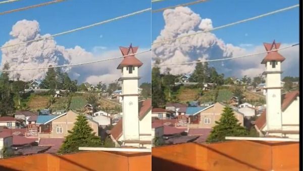 Viral Video: పేలిన అగ్నిపర్వతం: బూడిద వర్షం: నాలుగు కిలోమీటర్ల ఎత్తు..భయంభయంగా