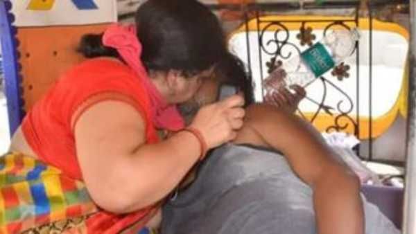 హృదయ విదారకం: కరోనా సోకిన భర్తకు నోటి ద్వారా శ్వాస అందించిన భార్య, అయినా విషాదమే