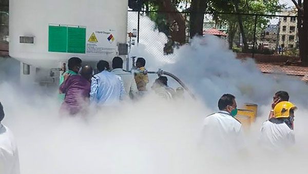 ఆస్పత్రిలో ఆక్సిజన్ లీకేజీ దుర్ఘటన: 24కు పెరిగిన మరణాలు -అందరూ కొవిడ్ రోగులే, రూ.5లక్షల పరిహారం