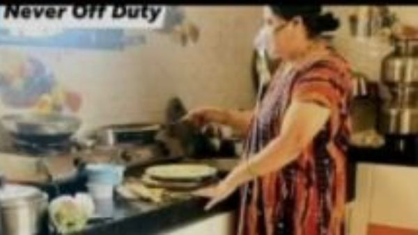 అమ్మ మీకు వందనం: ఆక్సిజన్ మాస్క్ ధరించి మరీ వంట, సహనానికి నెటిజన్ల సెల్యూట్