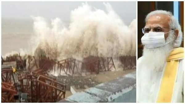 తుపాను విలయం: కదిలిన మోదీ -గుజరాత్, డయ్యూలో ప్రధాని పర్యటన -సాయం ప్రకటిస్తారా?