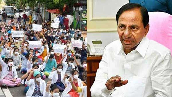 జూడాల సమ్మెపై సీఎం స్పందన.!విపత్కర సమయంలో సమ్మె చేయడం భావ్యం కాదన్న కేసీఆర్.!