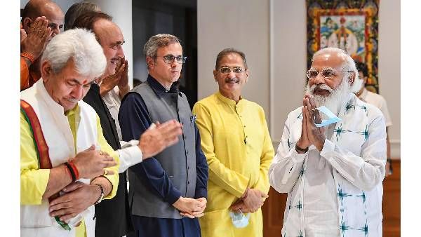 జమ్మూకశ్మీర్‌ నేతలతో భేటీ- మార్పుల్ని సమర్ధించుకున్న ప్రధాని మోడీ