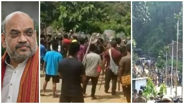 viral video:రాష్ట్రాల మధ్య కాల్పులు -భయానక విధ్వంసం -సీఎంల మాటల యుద్ధం -అమిత్ షా చెప్పినా