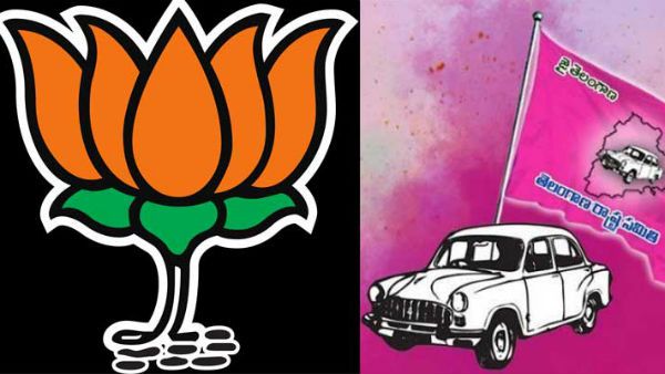 బోనాల జాతర చెక్కుల పంపిణీ... కుర్చీలు విసిరేసుకున్న టీఆర్ఎస్,బీజేపీ కార్యకర్తలు... తీవ్ర ఉద్రిక్తత...