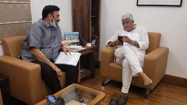 Raghurama Raju : జల్ శక్తి మంత్రితో భేటీ-కేంద్రం జోక్యం కోరుతూ