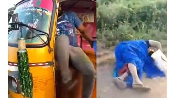 అమానుషం: అప్పు తిరిగివ్వమన్నందుకు మహిళను కాలుతో తన్నిన ఆటో డ్రైవర్