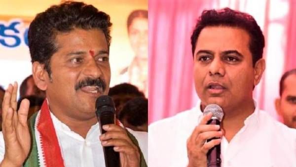 రేవంత్ రెడ్డి చంద్రబాబు బినామీ, కాంగ్రెస్ పార్టీ బాబు ఫ్రాంచైజీ ; కేటీఆర్ వ్యాఖ్యలతో కాంగ్రెస్ లో కొత్త రచ్చ