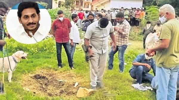 ఏపీ సీఎం భీమవరం పర్యటన: వరుస పేలుళ్ల కలకలం, సెర్చ్ ఆపరేషన్, భారీ బందోబస్తు