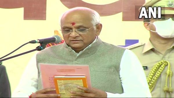 గుజరాత్ సీఎంగా భూపేంద్ర పటేల్ ప్రమాణ స్వీకారం..