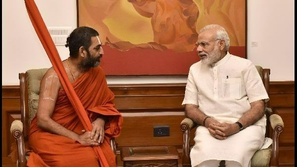 ప్రధాని మోదీని కలిసిన చినజీయర్,మైహోం రామేశ్వరరావు... సమతామూర్తి విగ్రహావిష్కరణకు ఆహ్వానం