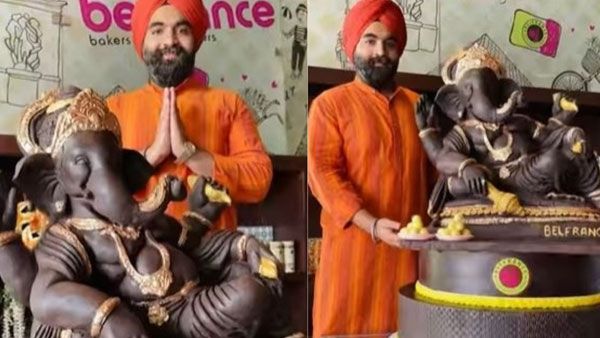 డార్క్ చాక్లెట్ గణపతి.. 200 కిలోలు.. 10 రోజుల శ్రమ.. ఎక్కడ అంటే