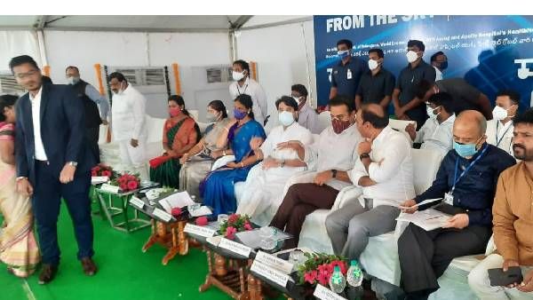 దేశంలో తొలిసారి టీకాలు, మందులు డ్రోన్ ద్వారా డెలివరీ: స్కై ప్రాజెక్టు ప్రారంభించిన కేంద్రమంత్రి