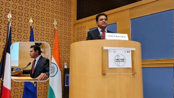 పెట్టుబడులే లక్ష్యం.. మంత్రి కేటీఆర్ ఫ్రాన్స్‌లో పర్యటన