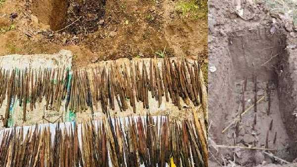 మావోయిస్ట్ బూబీ ట్రాప్స్ ;10 ట్రాప్స్ ను గుర్తించిన పోలీసులు, కూంబింగ్ చేస్తున్న భద్రతాబలగాలే టార్గెట్