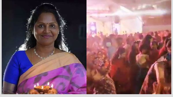 వైసీపీ ఎమ్మెల్యే శ్రీదేవి దాండియా డాన్సు హోరు - గుజరాతీ సంప్రదాయంలో..!!