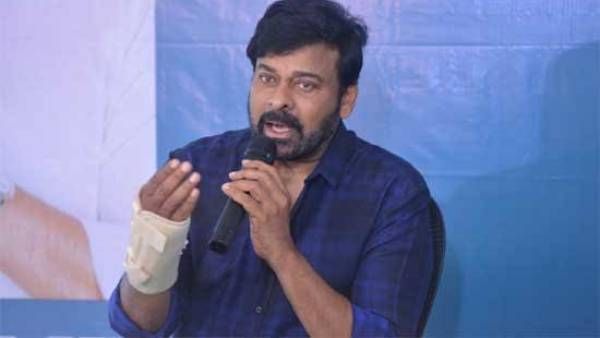 అబ్బ..నీతీయనీ దెబ్బ.! చేతికి ఆ కట్టేంటి సర్.!చిరంజీవి గారు.!