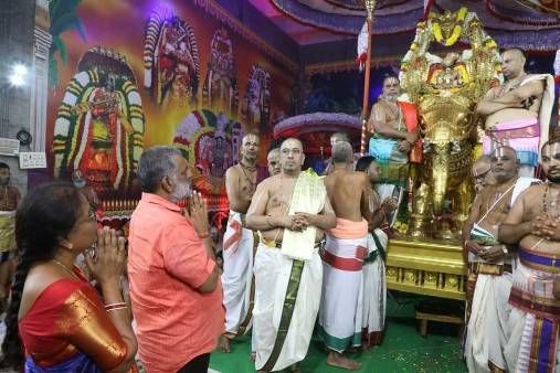 గజవాహనంపై పద్మావతి అమ్మవారు దర్శనం.. తరించిన భక్తులు