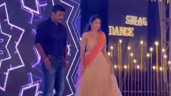 చిరంజీవి పాటకు సతీమణితో కలిసి స్టెప్పులేసిన అనకాపల్లి ఎమ్మెల్యే గుడివాడ అమర్నాథ్; వీడియో వైరల్