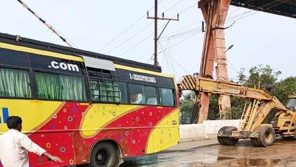 విశాఖలో ఏకంగా ట్రావెల్ బస్సునే చోరీ చేసిన ప్రబుద్ధుడు.. కాకుంటే చివరికి ఇలా!!