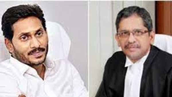 సీజేఐ ఎన్వీ రమణతో సీఎం జగన్ భేటీ - భారతితో సహా : గంటకు పైగా భేటీ -సర్వత్రా ఆసక్తి..!!