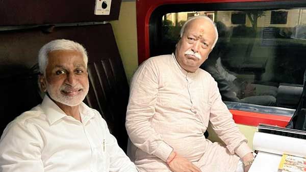 Pic Talk: ఆయన గైడ్‌లైన్స్ తీసుకున్నా: ఆర్ఎస్ఎస్ చీఫ్ మోహన్ భగవత్‌తో సాయిరెడ్డి కీలక భేటీ