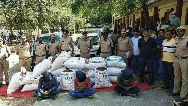 సినీ ఫక్కీలో గంజాయి ఛేజింగ్: విశాఖ టూ మధ్యప్రదేశ్, జయశంకర్‌ జిల్లాలోనూ భారీగా గంజాయి పట్టివేత