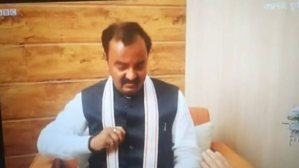 ఇంటర్వ్యూ మధ్యలో ఆపేసి బీజేపీ అగ్రనేత రచ్చ- హరిద్వార్ విద్వేష ప్రసంగాలపై ప్రశ్నలతో