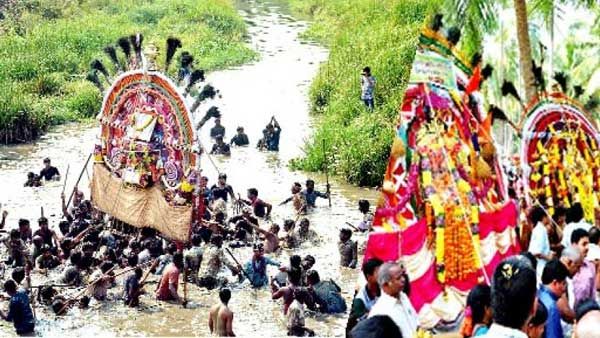 తెలుగు రాష్ట్రాల్లో కనుమ శోభ.. ప్రభల తీర్థంలో యూత్ బిజీ