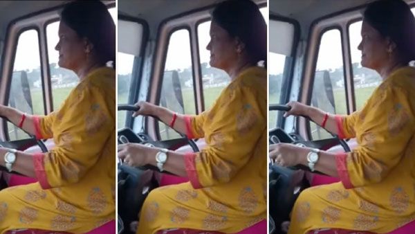 శభాష్ వీరనారి: పిక్నిక్‌ నుంచి వస్తోండగా డ్రైవర్‌కు ఫిట్స్.. 10 కి.మీ బస్సు నడిపిన అతివ..(వీడియో)