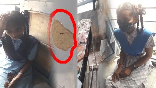 వామ్మో.. ఊడిన స్కూల్ పైకప్పు.. విద్యార్థినిలకు గాయాలు.. ఎక్కడంటే