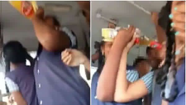 viral video:వామ్మో.. బస్సులోనే బీర్ కొట్టిన స్టూడెంట్.. ఎక్కడ అంటే..?