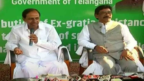 ఇప్పుడైతే ఏ ఫ్రంట్ లేదు; దేశంలో ప్రత్యామ్నాయంపై త్వరలోనే నిర్ణయం: జార్ఖండ్ లో కేసీఆర్