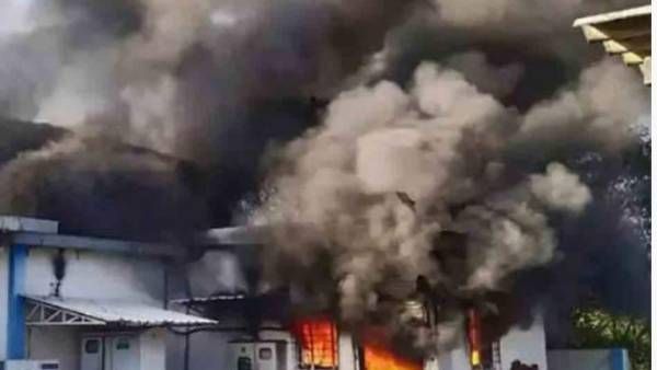 పాశమైలారం పారిశ్రామికవాడలో భారీ అగ్ని ప్రమాదం: పెద్దమొత్తంలో ఆస్తి నష్టం