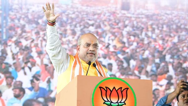 అరగంట స్పీచ్.!ఆటమ్ బాంబ్ లాంటి మాటలు.!బీజేపికి వెయ్యేనుగుల బలాన్నిచ్చిన అమీత్ షా.!