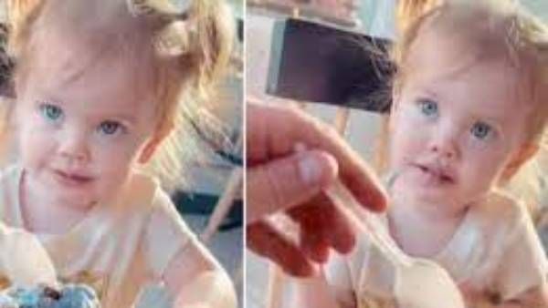 viral video:వాట్ ఏ వెల్ మ్యానర్ చైల్డ్.. అడగకుండా ఐస్‌క్రీమ్ తీసిన డ్యాడ్, ఏం చేసిందంటే.. వైరల్