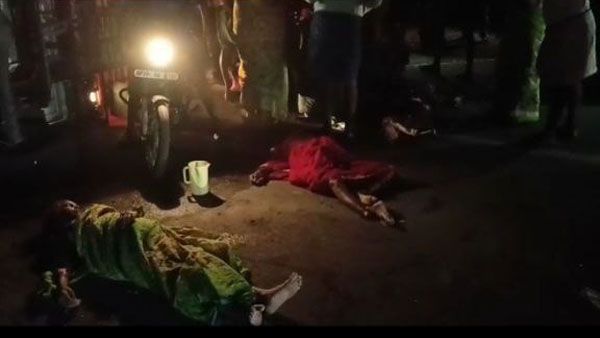 పల్నాడులో ఘోర రోడ్డు ప్రమాదం.. లారీని ఢీ కొట్టిన టాటా ఏస్ వాహనం, 9 మంది మృతి