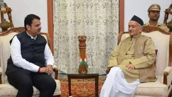 మహా సంక్షోభం: బలపరీక్ష నిర్వహించండి, గవర్నర్‌ను కోరిన ఫడ్నవీస్, లేఖ అందజేత