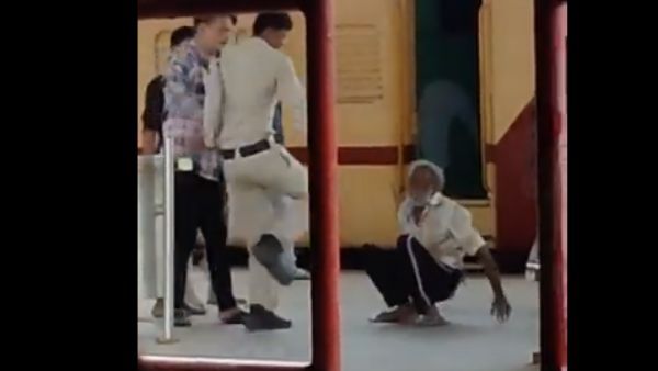 వృద్ధుడని కూడా చూడకుండా తలకిందులుగా వేలాడదీసి అమానుషం (వీడియో)