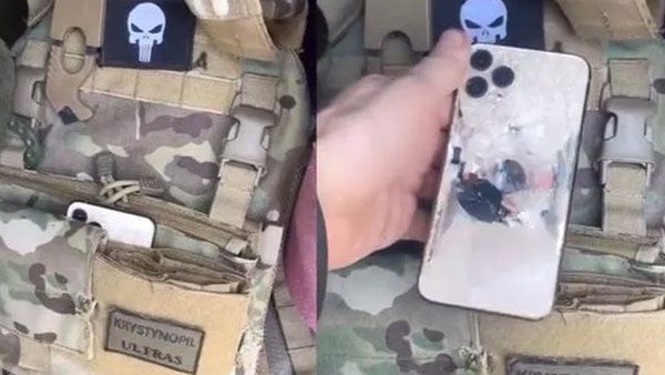 Viral Video: ఉక్రెయిన్ సైనికుడి ప్రాణాలు కాపాడిన ఐఫోన్.. ఎలాగంటే..