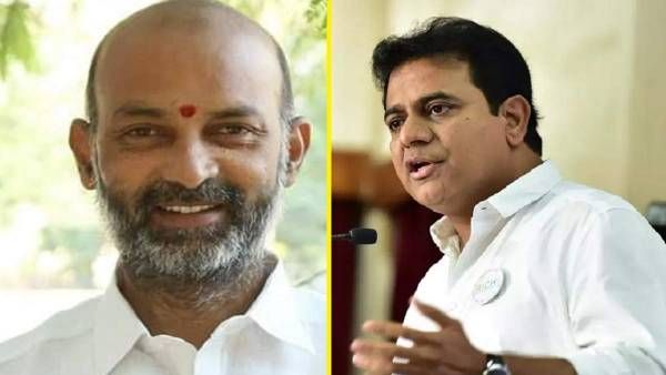 ముదురుతున్న ఈడీదాడుల వ్యాఖ్యల రచ్చ: ట్విట్టర్ టిల్లు కేటీఆర్.. మళ్ళీ బాంబుపేల్చిన బండి సంజయ్